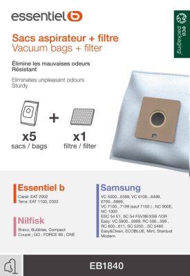 x10 sacs aspirateur SAMSUNG SC 5480