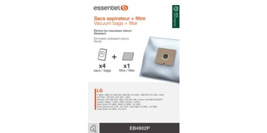 Sac aspirateur ESSENTIELB EB4902P
