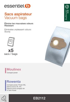 Sac aspirateur Rowenta HYGIENE PLUS ZR200520 - DARTY Réunion