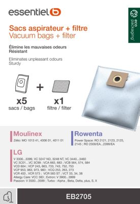 Sac aspirateur ESSENTIELB EB2705