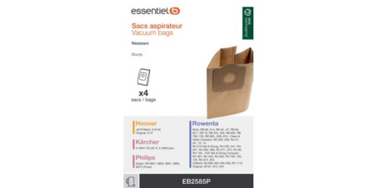 Sac aspirateur ESSENTIELB EB2585P