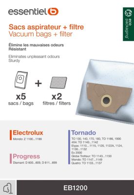 Sac aspirateur - Tornado