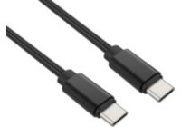 Câble USB C ADEQWAT vers USB-C noir 2m