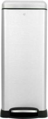 Poubelle manuelle ESSENTIELB 30L à pédale inox