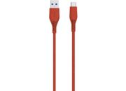 Câble USB C ADEQWAT vers USB-C orange 2m eco design