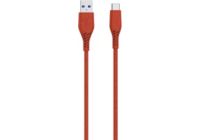 Câble USB C ADEQWAT vers USB orange 2m eco design