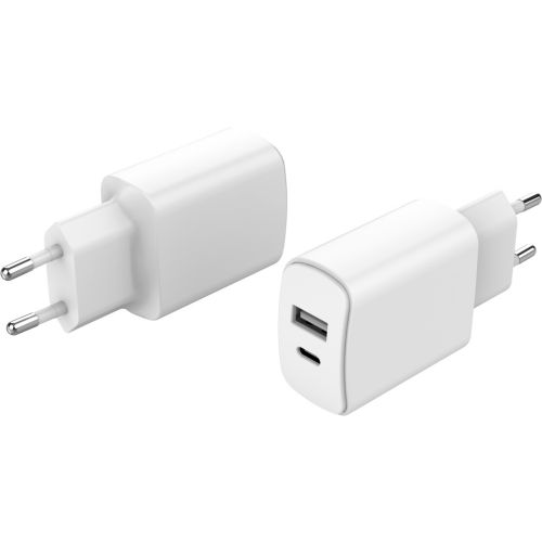 ESSENTIEL B Chargeur secteur USB-A et USB-C pas cher 