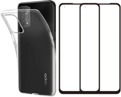 Pack ESSENTIELB Oppo A54/A74 5G Coque + Verre trempé x2