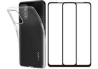 Pack ESSENTIELB Oppo A54/A74 5G Coque + Verre trempe x2