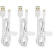 Câble Lightning ESSENTIELB pack de 3 cables 1m blanc