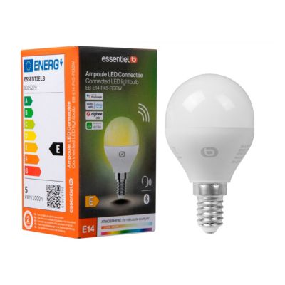 Ampoule connectée ESSENTIELB Blancs & Couleurs Classique E14
