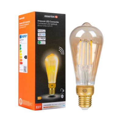 Ampoule Connectée Essentielb Filament Nuances De Blanc Edison E27