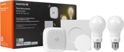 Pack Essentielb Découverte 2Xe27+Pont+Interrupteur