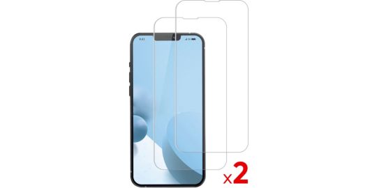 Protège écran ESSENTIELB iPhone 14/13/13 Pro Verre trempé x2
