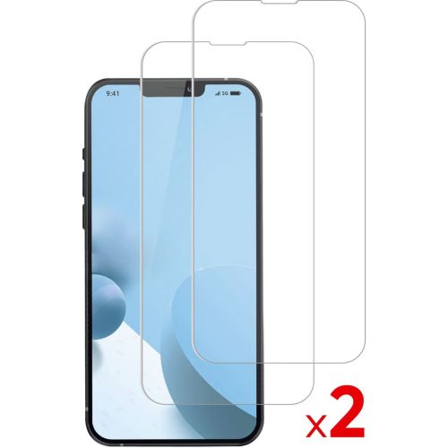 Protection d'écran pour smartphone Phonillico Verre Trempé pour iPhone 13 / iPhone  13 PRO - (6,1) [Pack 2] Film Protection Ecran Ultra Resistant®