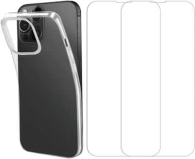 Pack ESSENTIELB iPhone 13 Pro Coque + Verre trempé x2