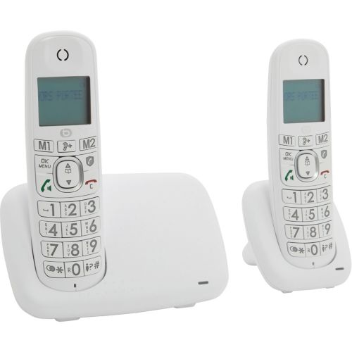 Téléphone sans fil Doro PhoneEasy 100w à 100,80 €.PhoneEasy