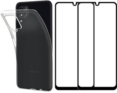 Pack ESSENTIELB Samsung A22 4G Coque + Verre trempé x2