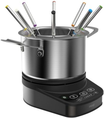 Lono Appareil à Fondue Electrique Inox 1,2 l