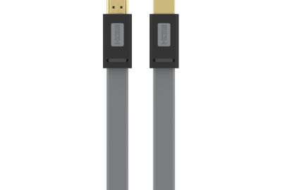 Câble HDMI ESSENTIELB 2.0/18Gbps plat 2M anthracite