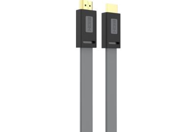Câble HDMI ESSENTIELB 2.0/18Gbps plat 2M anthracite