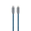 Câble Lightning ADEQWAT vers USB-C bleu - Solidaire