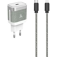Chargeur secteur ADEQWAT 30W USB-C + cable USB-C/Lightning 1M