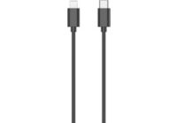 Câble Lightning ESSENTIELB vers USB-C 1m noir certifié Apple