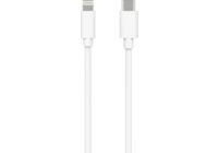 Câble Lightning ESSENTIELB vers USB-C 2m blanc certifie Apple