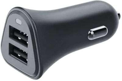 Chargeur allume-cigare ESSENTIELB Vrac - 2x2.4A noir