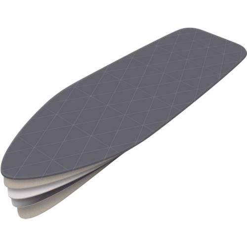 Housse de table à repasser alu - modèle xl - longueur 140 x largeur 48 cm -  gris - Conforama