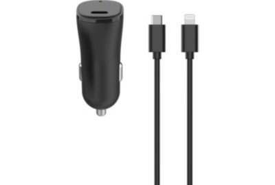 Chargeur allume-cigare ESSENTIELB USB-C 20W + Cable Lightning