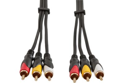 Câble RCA ESSENTIELB 3RCA/3RCA - 2m -ecp