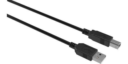 Câble imprimante LISTO USB-A vers USB-B 1M NOIR