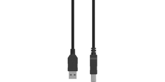 Câble imprimante LISTO USB-A vers USB-B 1M NOIR