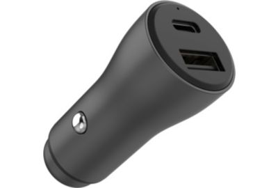 Chargeur allume cigare ADEQWAT USB-A + USB-C 42W Noir