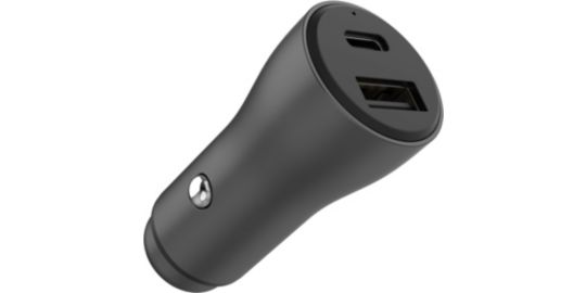 Chargeur allume cigare ADEQWAT USB-A + USB-C 42W Noir