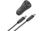 Chargeur allume-cigare ADEQWAT 30W USB-C + Cable USB-C