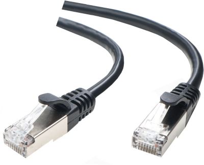 Câble Ethernet Essentielb 2M Droit Cat6E Noir