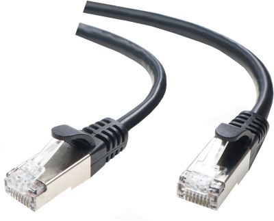 ESSENTIEL B Câble Ethernet 20M Droit CAT6E noir