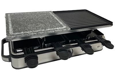 Raclette ESSENTIELB ERGP7 8 personnes Grill + Pierre
