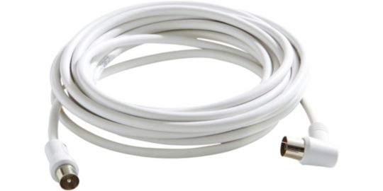 Câble antenne TV LISTO 5M- Droite-M/Coudée-F