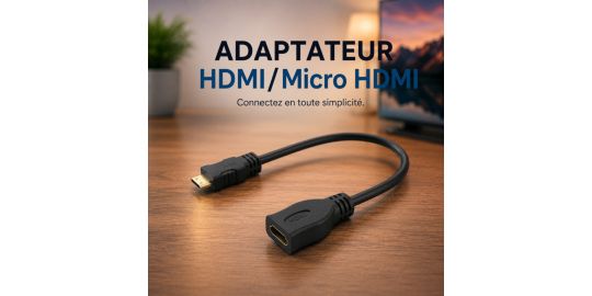 Adaptateur HDMI/Micro HDMI ESSENTIELB HDMI vers micro HDMI