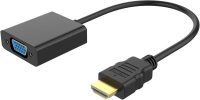 Adaptateur HDMI vers VGA Adaptateur hdmi vga Adaptateur hdmi,1080P  convertisseur vga vers hdmi Cable pc