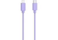 Câble Lightning ESSENTIELB vers USB-C 1m Very Purple