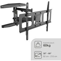 Support TV, Supports TV Support Mural TV Fixe, Support TV Mural Universel  Cadre TV pour Moniteur LCD LED 12-37 Pouces Support de Support TV Plasma