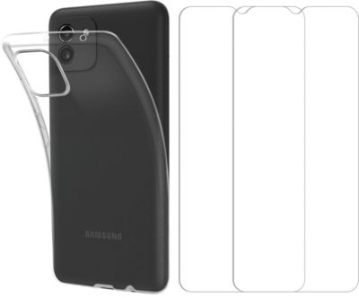 Pack ESSENTIELB Samsung A03 Coque + Verre trempé x2