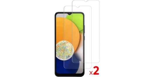 Pack ESSENTIELB Samsung A03 Coque + Verre trempé x2