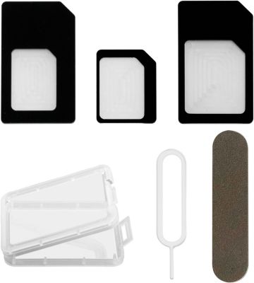 Adaptateur carte SIM ESSENTIELB Kit adaptateur SIM + Epingle d'ejection