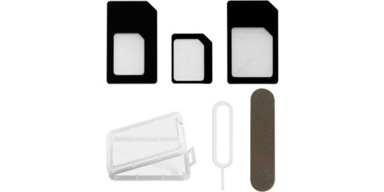Adaptateur carte SIM ESSENTIELB Kit adaptateur SIM + Epingle d'ejection